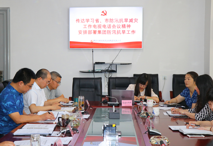 集團(tuán)公司召開黨委（擴(kuò)大）會，傳達(dá)學(xué)習(xí)省、市防汛抗旱減災(zāi)工作電視電話會議精神