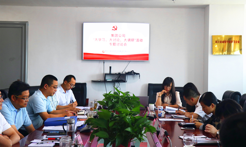 集團(tuán)公司黨委組織召開(kāi)“大學(xué)習(xí)、大討論、大調(diào)研”專題討論會(huì)