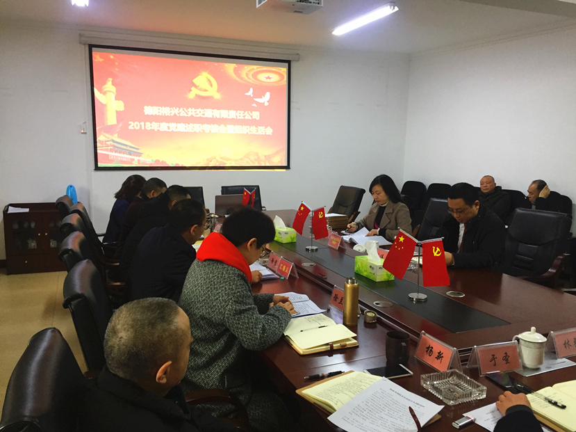 集團(tuán)公司開展2018年度基層黨組織抓黨建、黨風(fēng)廉潔建設(shè)專項述職考核